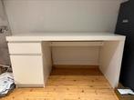 Bureau IKEA Malm blanc, Huis en Inrichting, Bureaus, Bureau