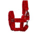 Cheval Elico Kingston Halter rembourré rouge duveteux, Enlèvement ou Envoi, Neuf, Autres espèces