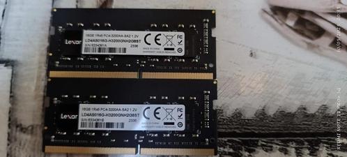 LEXAR P4 3200AA-SA2 1,2V, Computers en Software, RAM geheugen, Nieuw, Laptop, 16 GB, DDR4, Ophalen of Verzenden
