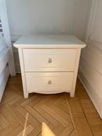 table de chevet blanche, Ophalen, Gebruikt, 55 tot 70 cm, 45 tot 65 cm