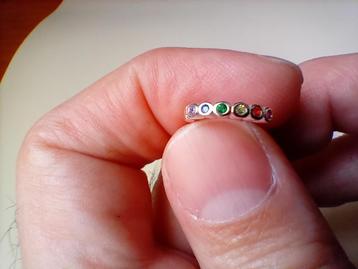 Nieuwe uniseks oorbellen in 925 zilver met ritssluiting beschikbaar voor biedingen