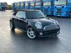 ⁠Mini Cooper Cabrio •⁠  ⁠22/05/2013 •⁠  ⁠125000.km, Cabriolet, Leder en Stof, Zwart, Bedrijf