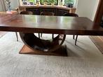 Art deco tafel + 6 kuipstoeltjes, Antiek en Kunst, Ophalen