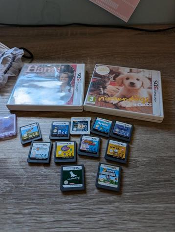 13 jeux Nintendo DS dont 2 jeux 3DS en boîte avec livre disponible aux enchères