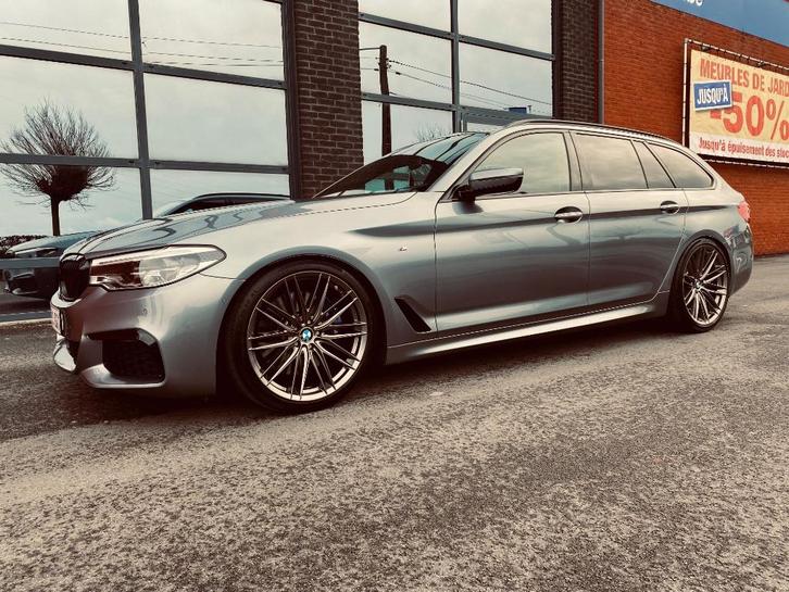 Bmw série 5 g31 pack m 2018 full m550d état neuf 125000km, Auto's, BMW, Particulier, 5 Reeks, 4x4, ABS, Achteruitrijcamera, Adaptieve lichten