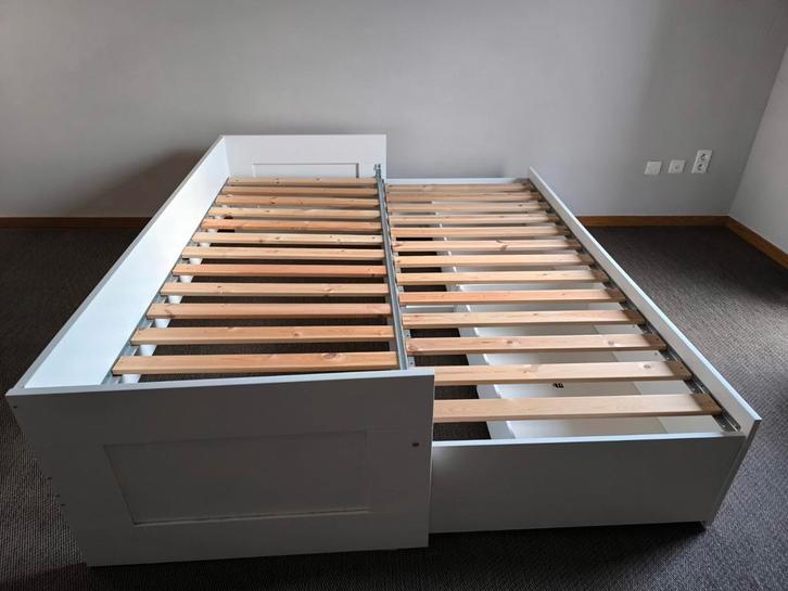 Ikea bed 2.00m x 0.90m/1.80m, Huis en Inrichting, Slaapkamer | Bedden, Gebruikt, Ophalen