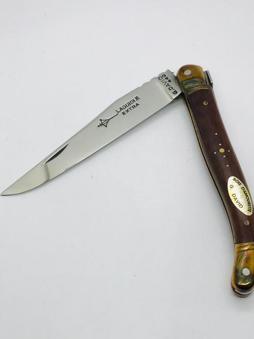 Laguiole Extra G. David L’ Arbalète 22 cm France Hout HANDE, Caravans en Kamperen, Kampeergereedschap, Nieuw, Ophalen of Verzenden