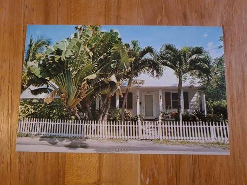 Carte postale Tennessee Williams House Floride USA, Collections, Cartes postales | Étranger, Non affranchie, Hors Europe, 1980 à nos jours