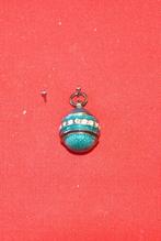 pendentif boule  metal emaillé avec stras (012), Bijoux, Sacs & Beauté, Vert, Avec strass, Enlèvement ou Envoi