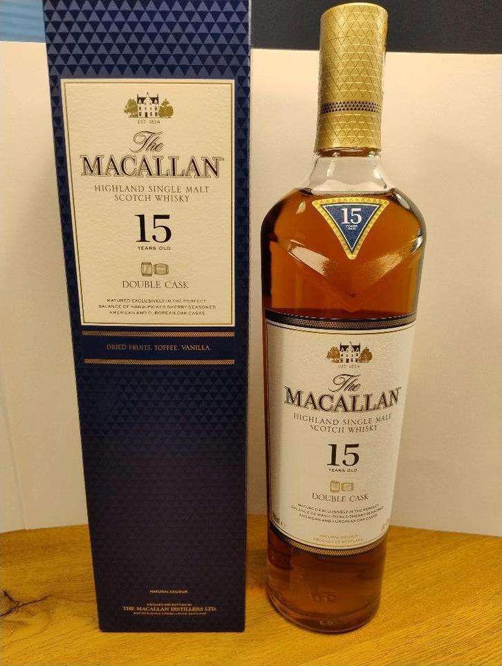 The Macallan 15 double cask Scotch Whisky e.a., Collections, Vins, Neuf, Enlèvement