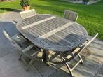 Royal botania teak tuinset, Jardin & Terrasse, Ensembles de jardin, Chaise, Salons de jardin, Utilisé, 6 places