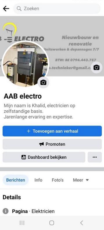 Elektrische firma 24/7 beschikbaar voor biedingen