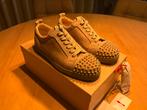 Louboutin Louis J sneaker - calf leather - Beige- size 43, Ophalen, Nieuw, Sneakers, Bruin