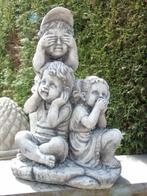 3 kinderen Pierre, zie niets, zeg niets, hoor, Tuin en Terras, Ophalen, Nieuw, Steen, Overige typen
