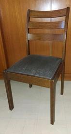 1 chaise en bois., Brun, Enlèvement, Utilisé, Bois