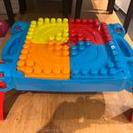 Blokkentafel van mega bloks, Ophalen