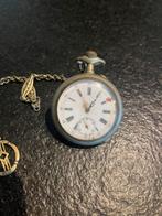 Zakhorloge, Handtassen en Accessoires, Horloges | Antiek, Ophalen of Verzenden, Zakhorloge, Met ketting