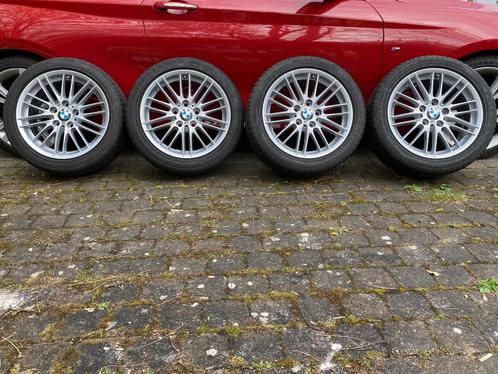 Set BMW velgen M-sport met Bridgestone banden, Auto-onderdelen, Banden en Velgen, Band(en), Zomerbanden, 17 inch, Personenwagen