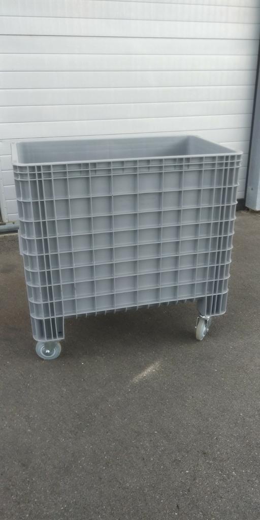 Grote bak op wiel, Doe-het-zelf en Bouw, Transportwagens, Nieuw, Overige typen, 60 tot 80 liter, Ophalen