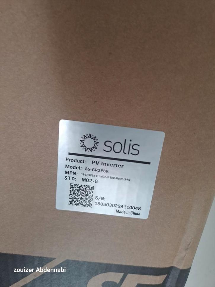 ONDULEUR SOLIS S5triphasé 400v, Bricolage & Construction, Panneaux solaires & Accessoires, Neuf, Enlèvement