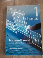 1 basis microsoft word, Boeken, Schoolboeken, Ophalen, Zo goed als nieuw, Overige niveaus, Informatica en Computer