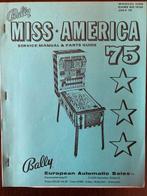BINGO BALLY MISS AMERICA 75 MANUEL, Collections, Enlèvement ou Envoi, Comme neuf