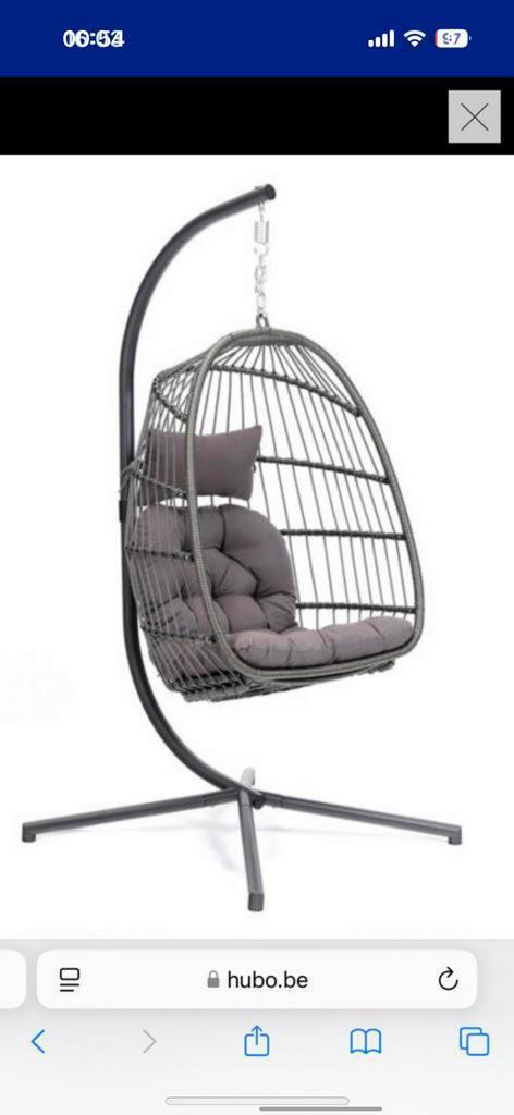 Hangstoel moet dringend weg, Tuin en Terras, Tuinstoelen, Nieuw, Ophalen