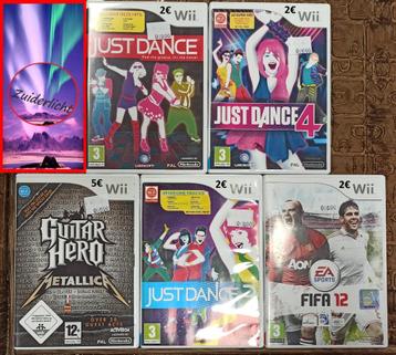 5 WII spelletjes beschikbaar voor biedingen