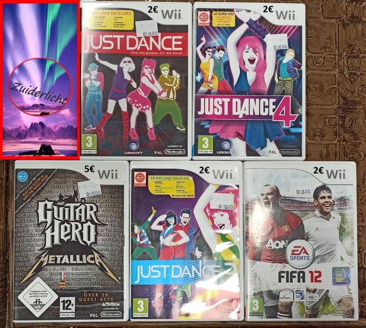 5 WII spelletjes, Games en Spelcomputers, Games | Nintendo Wii, Gebruikt, Ophalen
