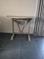 Ronde bijzettafel in blanke eik, Huis en Inrichting, Ophalen, Rond, 60 cm of meer, Hout