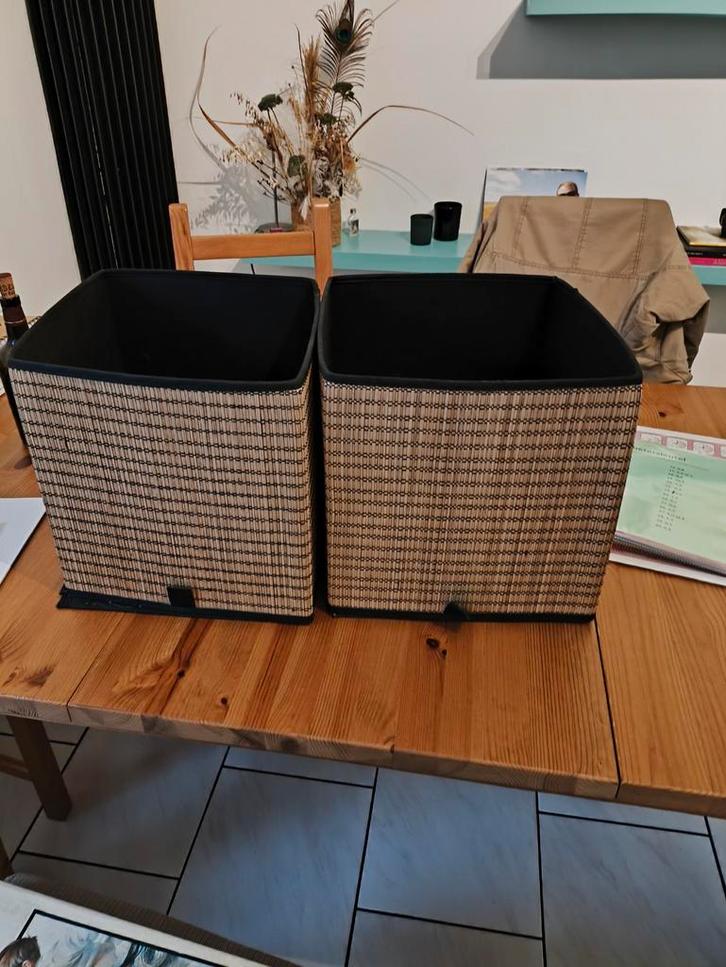 Rieten mandjes Billy kast ikea, Huis en Inrichting, Kasten | Ladekasten, Zo goed als nieuw, Ophalen