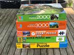 5 grote legpuzzels (in bulk of apart te koop), Ophalen, Meer dan 1500 stukjes, Gebruikt, Legpuzzel