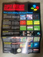 Super Nintendo reclame poster, Consoles de jeu & Jeux vidéo, Jeux | Nintendo Super NES, Enlèvement ou Envoi