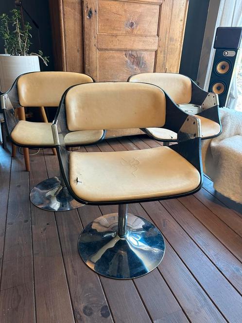 3 Novalux Dining Chairs by Rudi Verelst, Antiek en Kunst, Antiek | Meubels | Stoelen en Sofa's, Ophalen