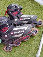 De maat is 42 zwart met rood kleur., Sport en Fitness, Skeelers, Ophalen, Gebruikt