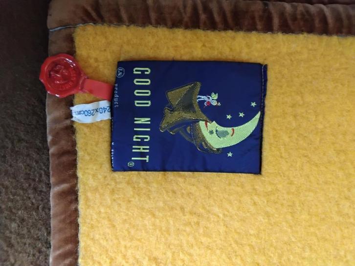 Sole mio good nicht deken, Maison & Meubles, Chambre à coucher | Linge de lit, Comme neuf, Couverture ou Couette, Deux personnes