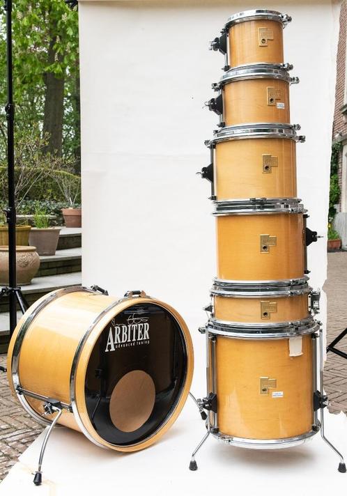 Drumstel Arbiter maple, Musique & Instruments, Batteries & Percussions, Enlèvement ou Envoi