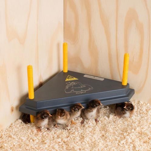 Nieuwe warmteplaat driehoekig 30x30cm, Dieren en Toebehoren, Pluimvee | Toebehoren, Nieuw, Broedmachine, Ophalen of Verzenden