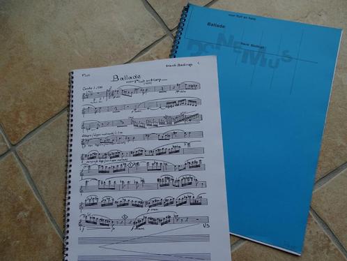 bladmuziek dwarsfluit/viool en harp/piano  2 x, Muziek en Instrumenten, Bladmuziek, Zo goed als nieuw, Overige soorten, Klassiek