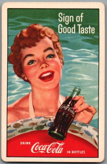 carte à jouer - LK8463 - Coca cola 1958/03