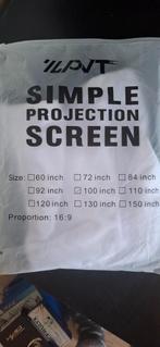 Simple projector screen, Audio, Tv en Foto, Beamer-accessoires, Ophalen, Zo goed als nieuw