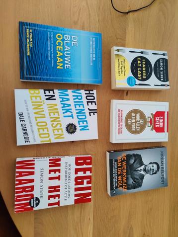 Set van 6 boeken beschikbaar voor biedingen