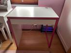 Roze bureau + stoel, Huis en Inrichting, Ophalen, Gebruikt, Roze, Bureaustoel