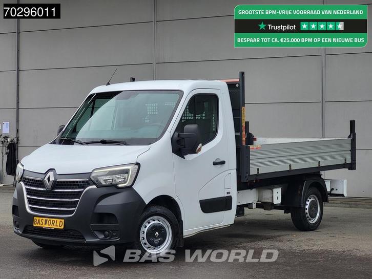 Renault Master 145PK Kipper LED Airco Euro6 Tipper Benne Kie, Auto's, Bestelwagens en Lichte vracht, Bedrijf, Te koop, Airconditioning