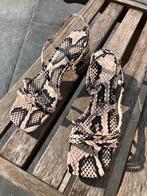 Leuke sandalen met slangenprint van Zara, P39, TBE, ZARA, Pumps, Ophalen of Verzenden, Zo goed als nieuw