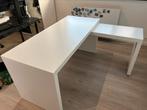 Malm bureau wit, Huis en Inrichting, Ophalen, Gebruikt, Bureau