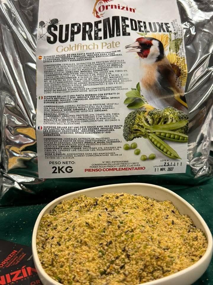 Supreme Deluxe 2kg “Groen Eivoer” + 21% Eiwitten - Ornizin, Dieren en Toebehoren, Dierenvoeding, Ophalen