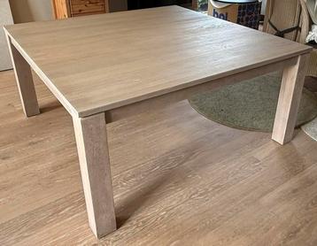 Table à manger carrée en chêne 160x160, Maison & Meubles, Tables | Tables à manger, 150 à 200 cm, Cinq personnes ou plus, 150 à 200 cm
