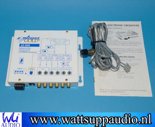 Phoenix Gold AX-204A Electronic Crossover incl remote, Auto diversen, Autospeakers, Gebruikt, Ophalen of Verzenden