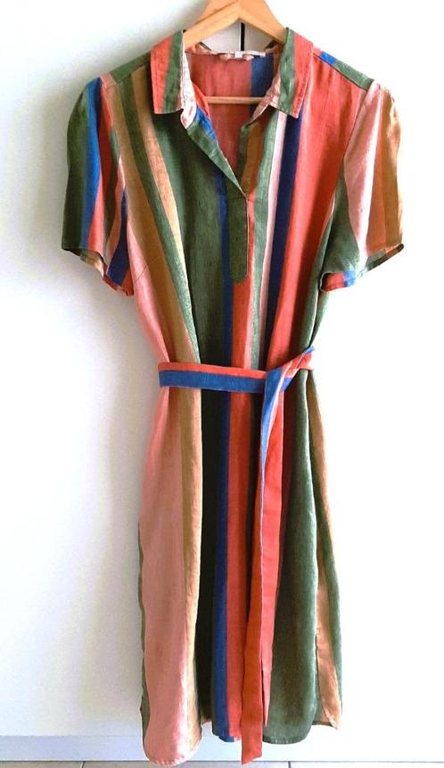 Te koop: Mooi gestreept zomerjurkje van " Comme ça" 42., Kleding | Dames, Jurken, Zo goed als nieuw, Maat 42/44 (L), Overige kleuren